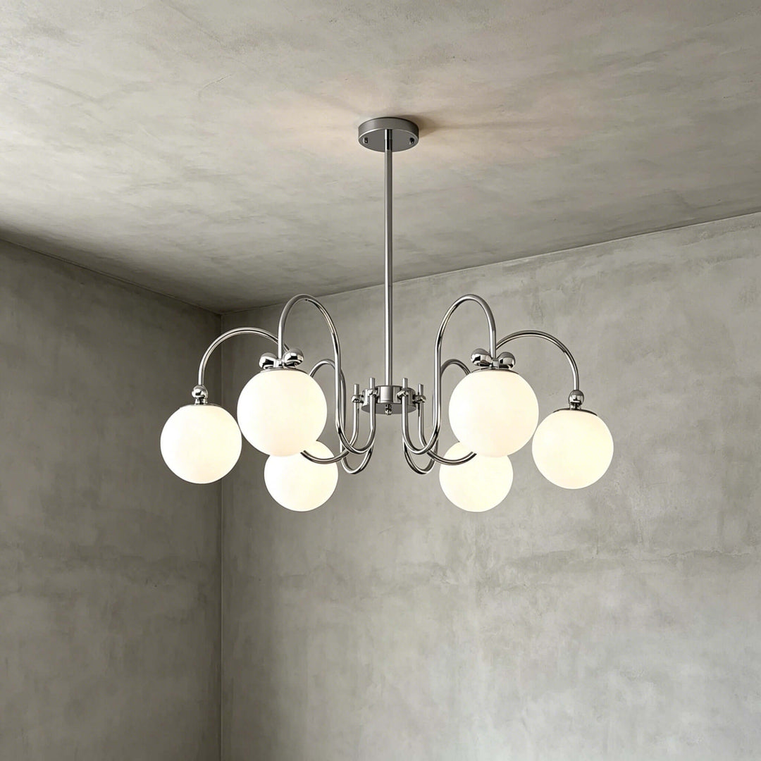 Belmont Chandelier | French Glass Chandelier for Modern Dining Room | Vinlighting
