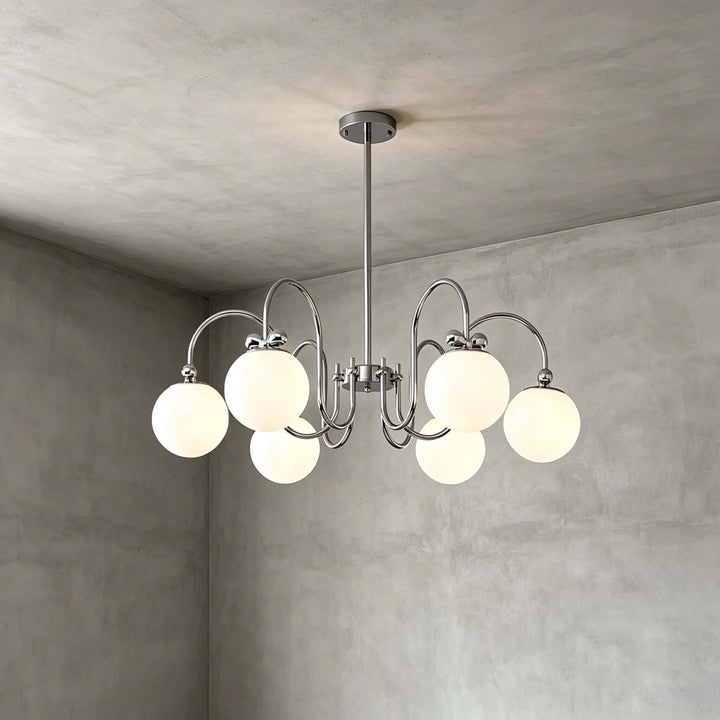 Belmont Chandelier | French Glass Chandelier for Modern Dining Room | Vinlighting