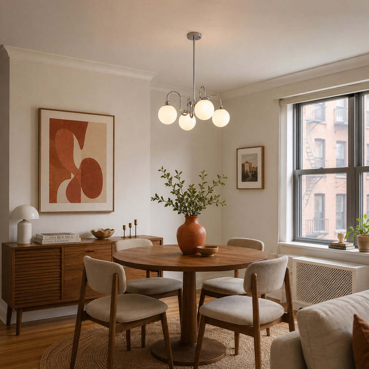 Belmont Chandelier | French Glass Chandelier for Modern Dining Room | Vinlighting