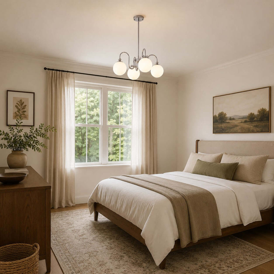 Belmont Chandelier | French Glass Chandelier for Modern Dining Room | Vinlighting
