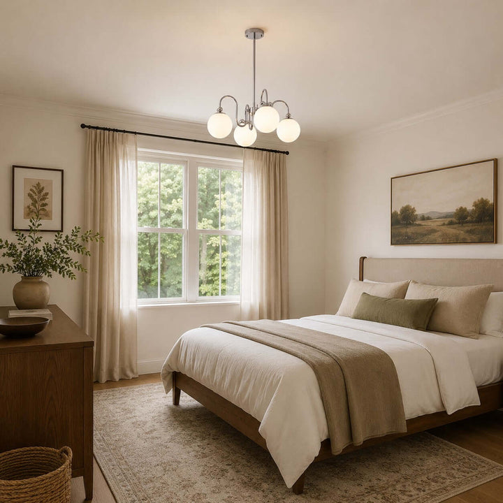 Belmont Chandelier | French Glass Chandelier for Modern Dining Room | Vinlighting