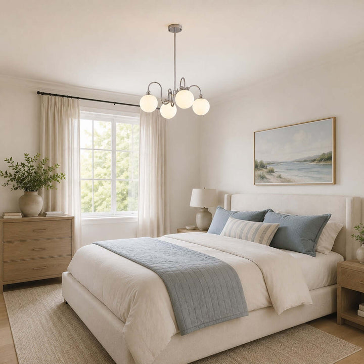 Belmont Chandelier | French Glass Chandelier for Modern Dining Room | Vinlighting