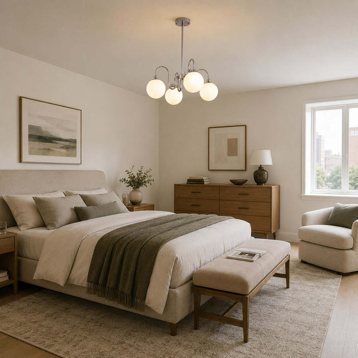 Belmont Chandelier | French Glass Chandelier for Modern Dining Room | Vinlighting