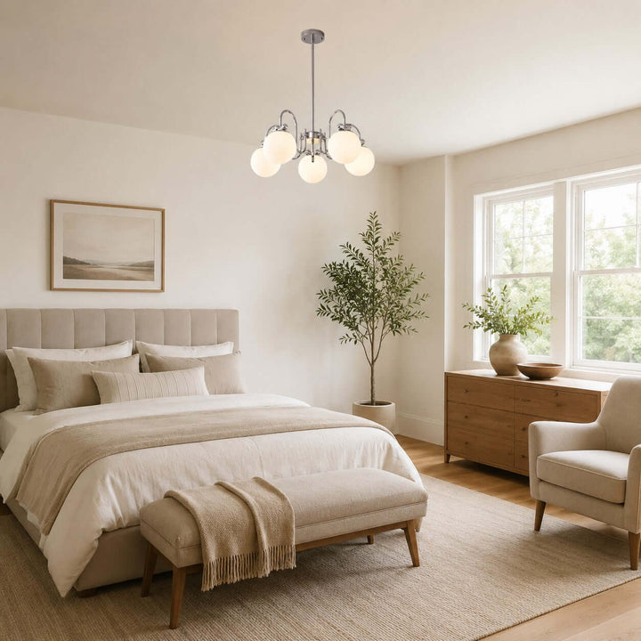 Belmont Chandelier | French Glass Chandelier for Modern Dining Room | Vinlighting