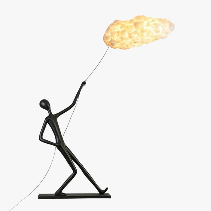 Benara Art Deco Floor Lamp – Unique Art Sculpture Light