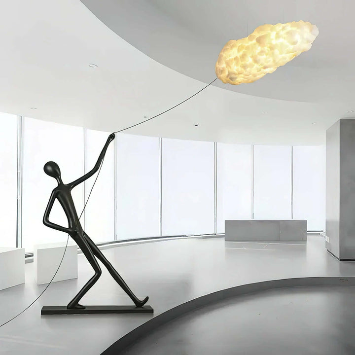 Benara Art Deco Floor Lamp – Unique Art Sculpture Light