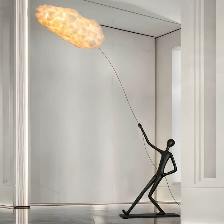 Benara Art Deco Floor Lamp – Unique Art Sculpture Light