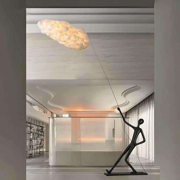 Benara Art Deco Floor Lamp – Unique Art Sculpture Light
