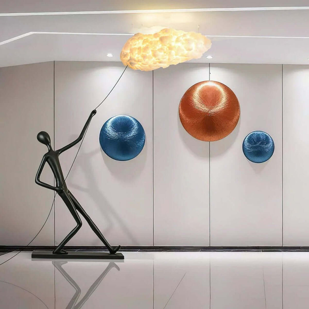 Benara Art Deco Floor Lamp – Unique Art Sculpture Light