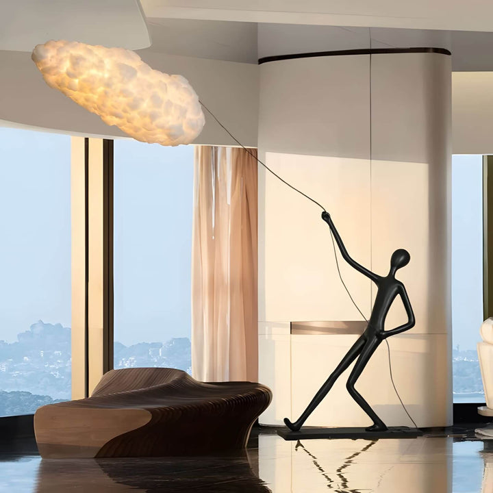 Benara Art Deco Floor Lamp – Unique Art Sculpture Light