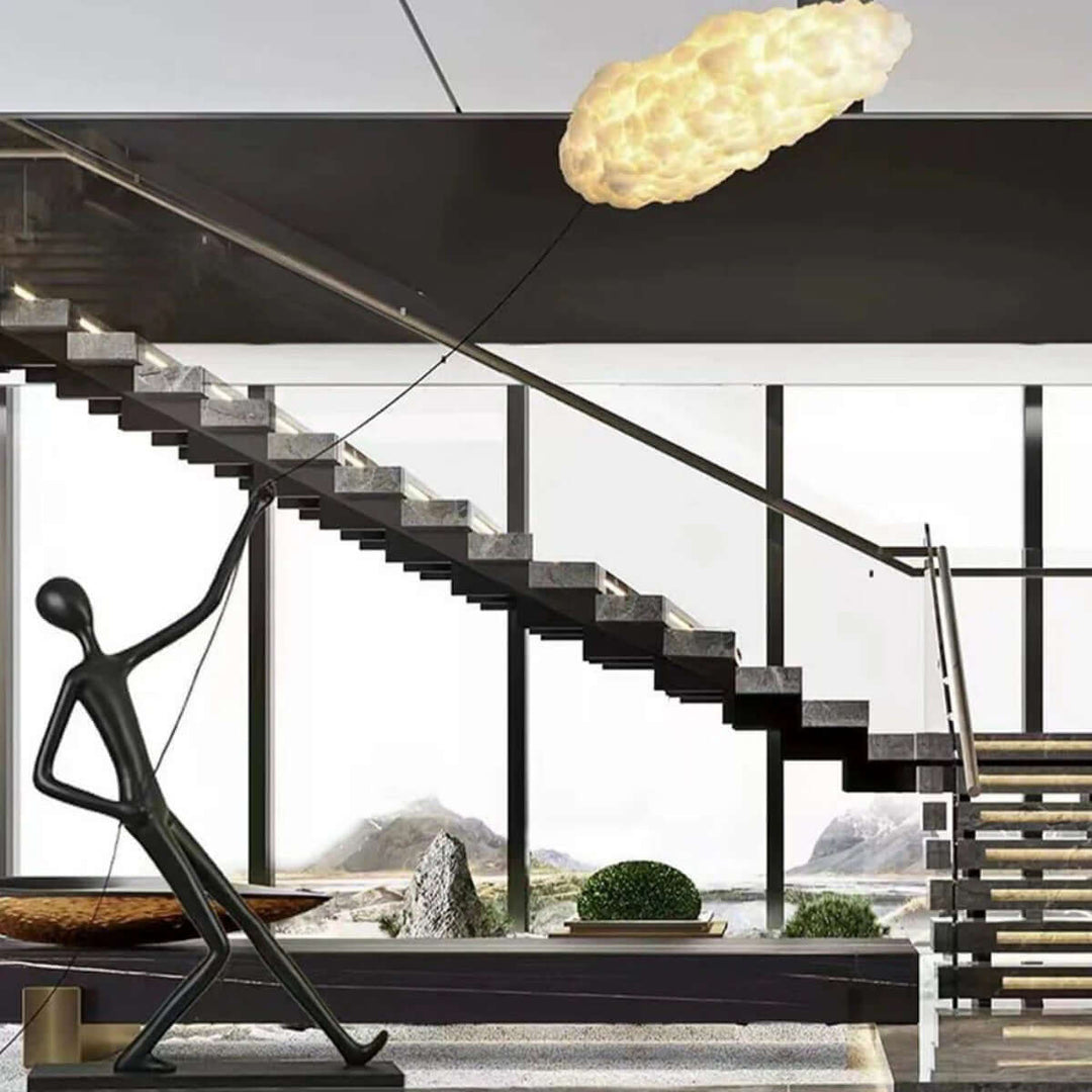 Benara Art Deco Floor Lamp – Unique Art Sculpture Light