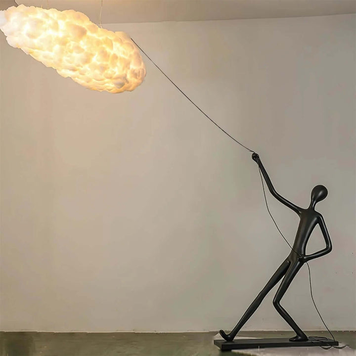 Benara Art Deco Floor Lamp – Unique Art Sculpture Light