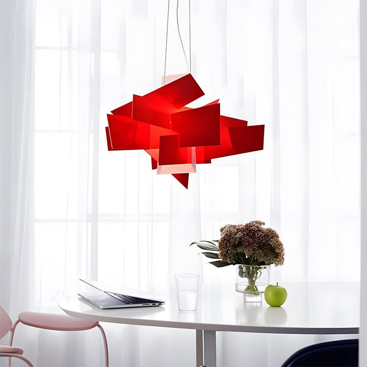 Big Bang Chandelier - Modern Red Dining Room Light | Vinlighting | Vinlighting