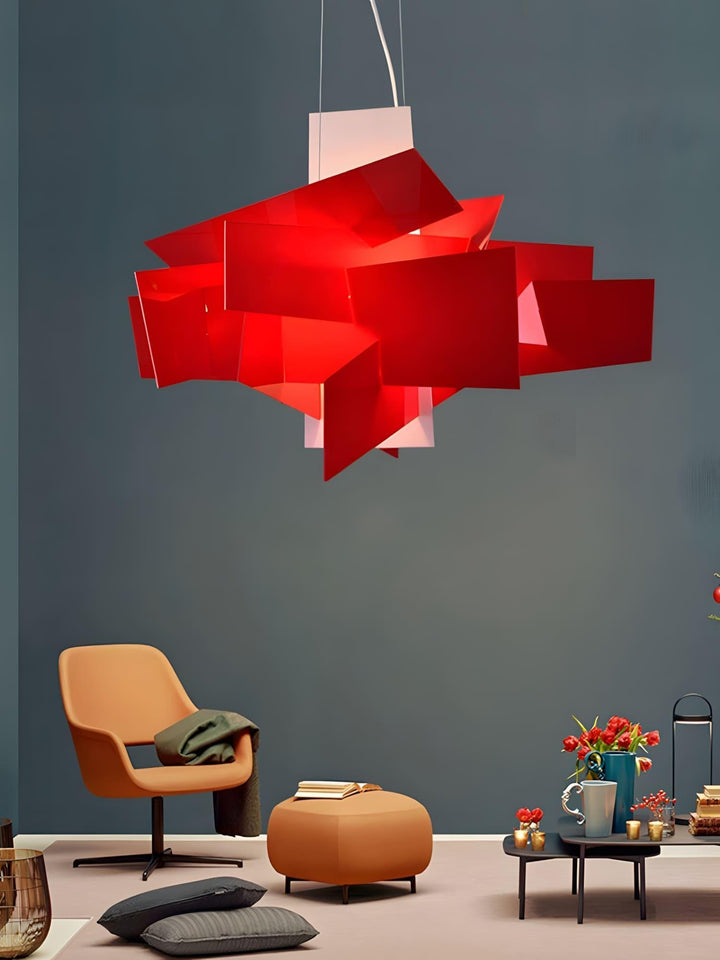 Big Bang Chandelier - Modern Red Dining Room Light | Vinlighting | Vinlighting