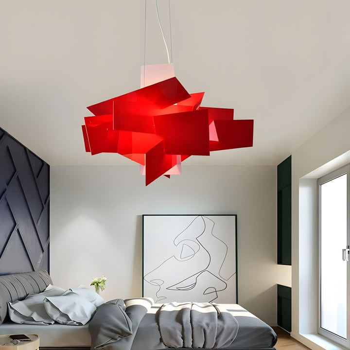 Big Bang Chandelier - Modern Red Dining Room Light | Vinlighting | Vinlighting