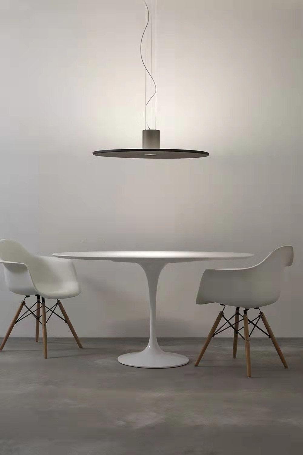 Black Round Contemporary Kitchen Pendant Light | Dining Room Dome | Vinlighting | Vinlighting