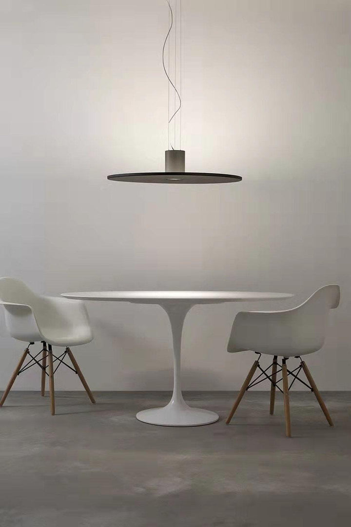 Black Round Contemporary Kitchen Pendant Light | Dining Room Dome | Vinlighting | Vinlighting