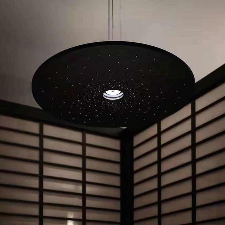 Black Round Contemporary Kitchen Pendant Light | Dining Room Dome | Vinlighting | Vinlighting