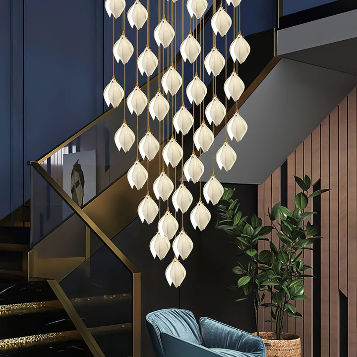 Bloom Buds Ceramic Pendant Light | Modern Art Deco Hanging Design | Vinlighting | Vinlighting