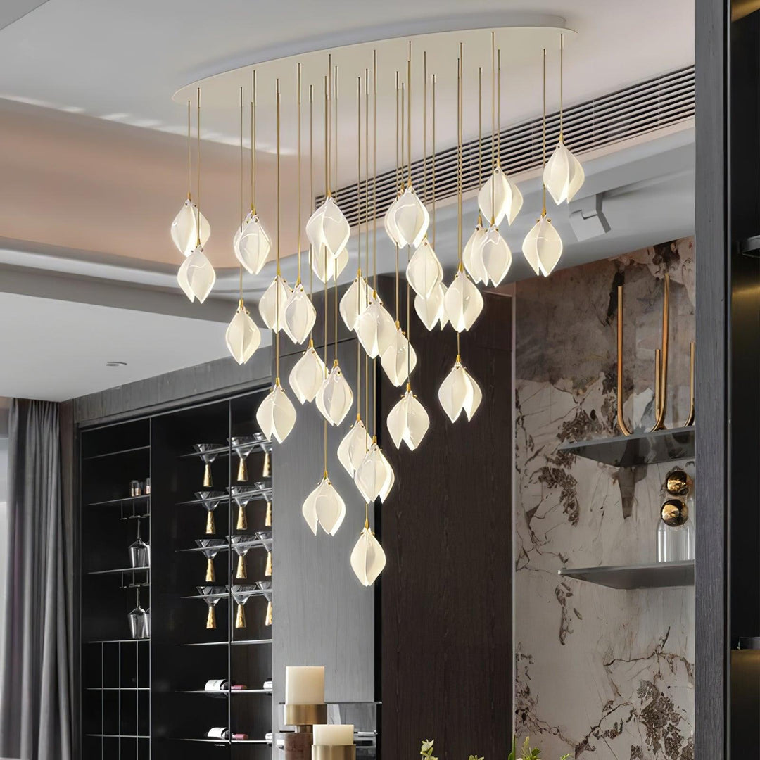 Bloom Buds Ceramic Pendant Light | Modern Art Deco Hanging Design | Vinlighting | Vinlighting