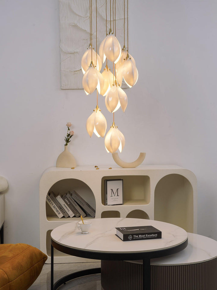 Bloom Buds Ceramic Pendant Light | Modern Art Deco Hanging Design | Vinlighting | Vinlighting