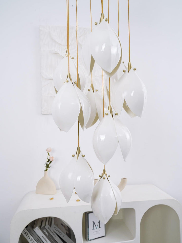 Bloom Buds Ceramic Pendant Light | Modern Art Deco Hanging Design | Vinlighting | Vinlighting