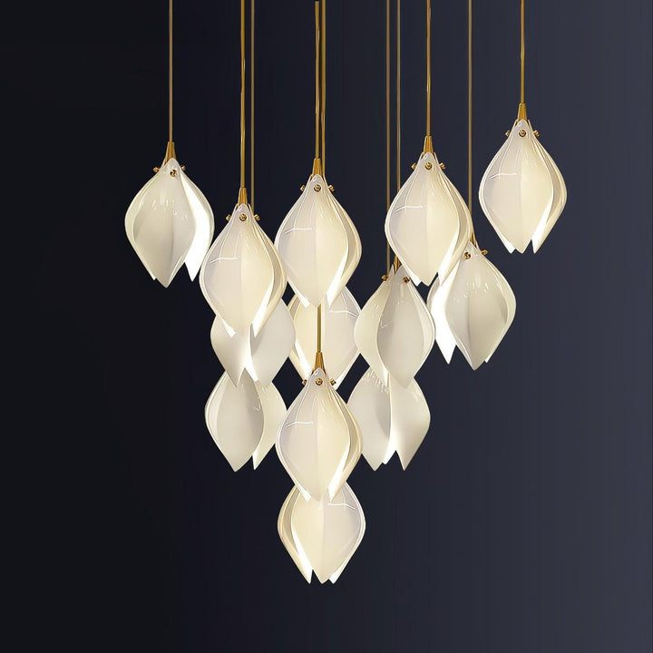 Bloom Buds Ceramic Pendant Light | Modern Art Deco Hanging Design | Vinlighting | Vinlighting