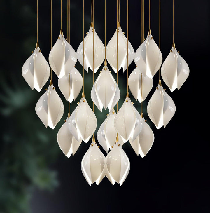 Bloom Buds Ceramic Pendant Light | Modern Art Deco Hanging Design | Vinlighting | Vinlighting