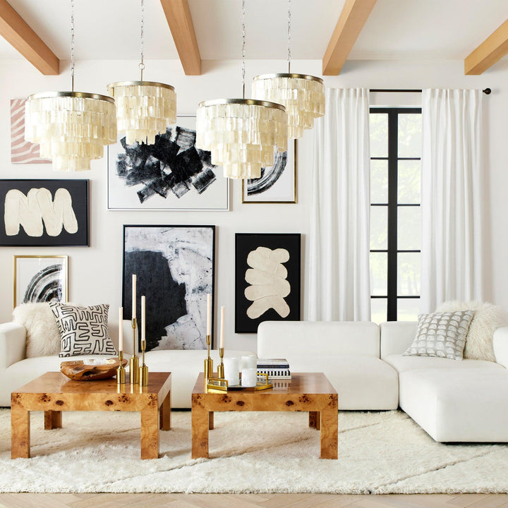 Boho Shell Pendant Light - Hanging Lamp for Dining Room and Bedroom | Vinlighting | Vinlighting
