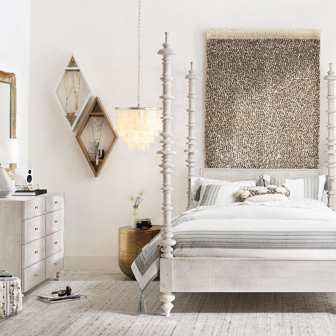 Boho Shell Pendant Light - Hanging Lamp for Dining Room and Bedroom | Vinlighting | Vinlighting