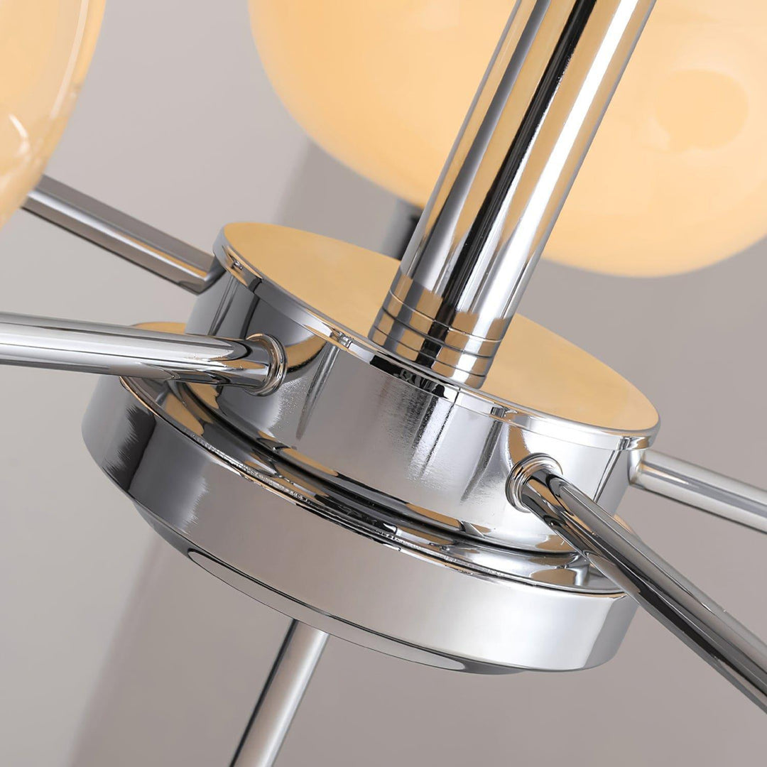 Bonnie Milk Glass and Gold 3 Light Chandelier - Vinlighting | Vinlighting | Vinlighting