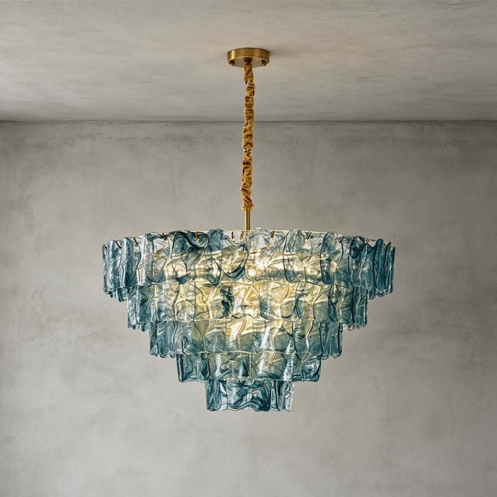 Velmora Chandelier Murano Glass Lighting for Dining Room