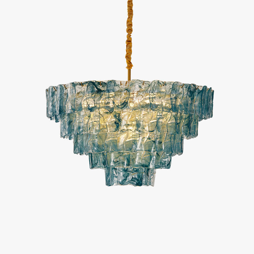 Velmora Chandelier Murano Glass Lighting for Dining Room