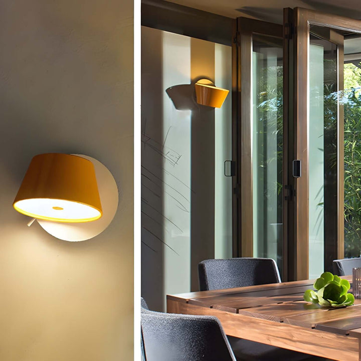 Brevino Wall Lamp – Simple Creative Rotating Bedside Light