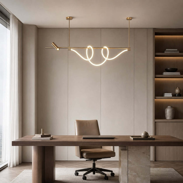 Brisa Linear Chandelier Style A - Modern Creative Musical Line Light | Vinlighting
