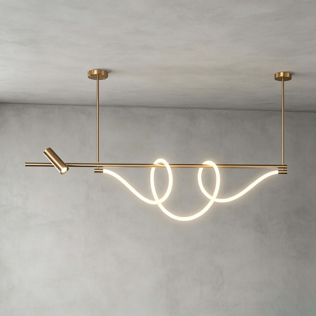 Brisa Linear Chandelier Style A - Modern Creative Musical Line Light | Vinlighting