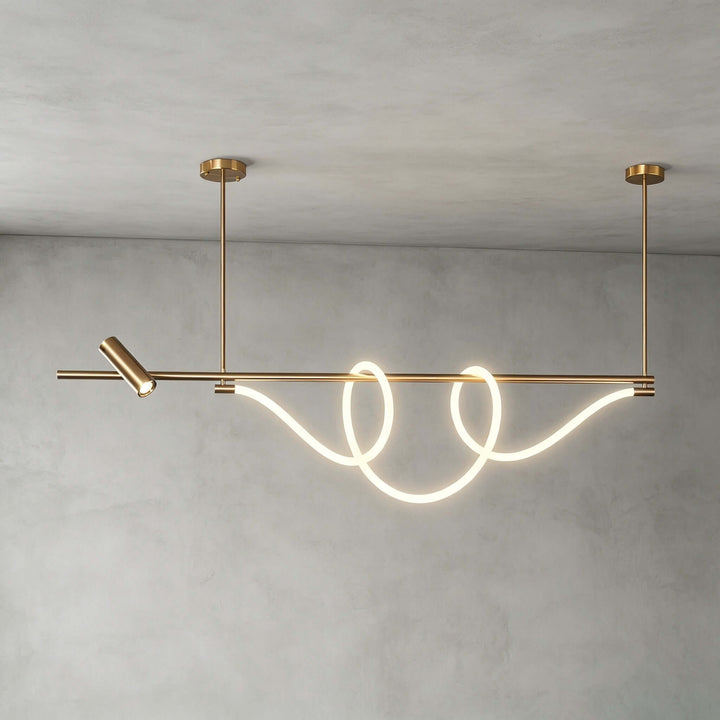 Brisa Linear Chandelier Style A - Modern Creative Musical Line Light | Vinlighting