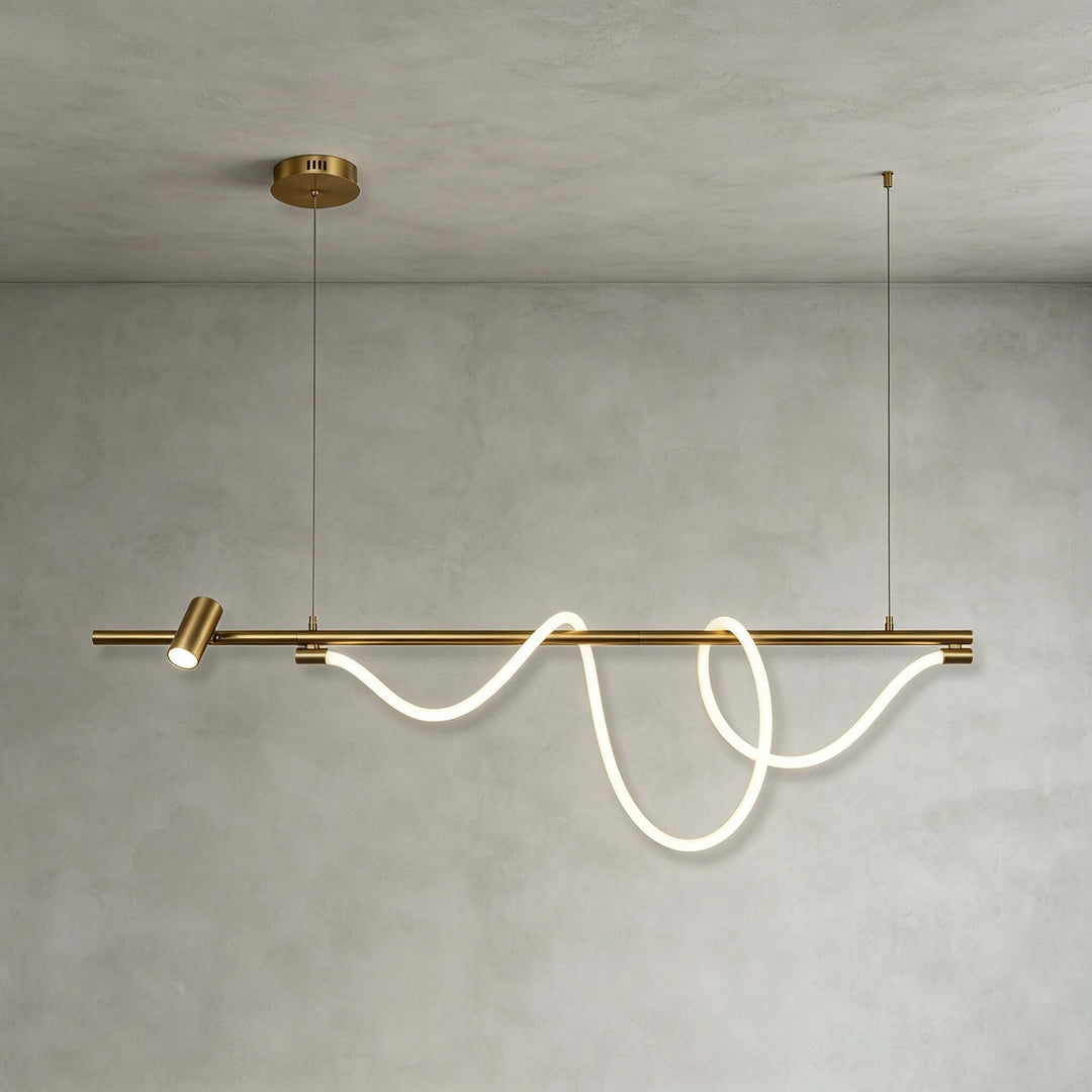 Brisa Linear Chandelier Style B - Modern Creative Silicone Chandelier | Vinlighting