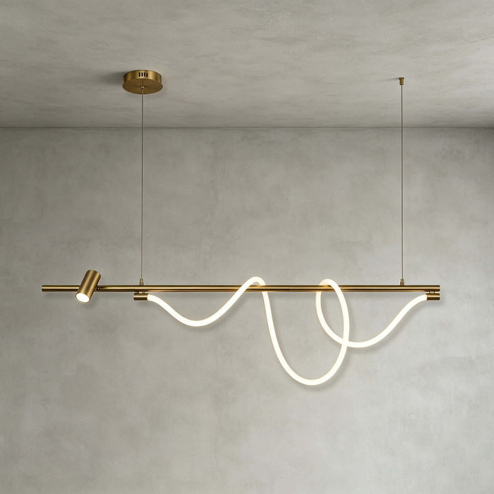 Brisa Linear Chandelier Style B - Modern Creative Silicone Chandelier | Vinlighting