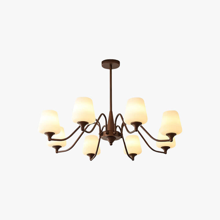 Bristow Chandelier – American Minimalist Frosted Glass Dining Lighting | Vinlighting
