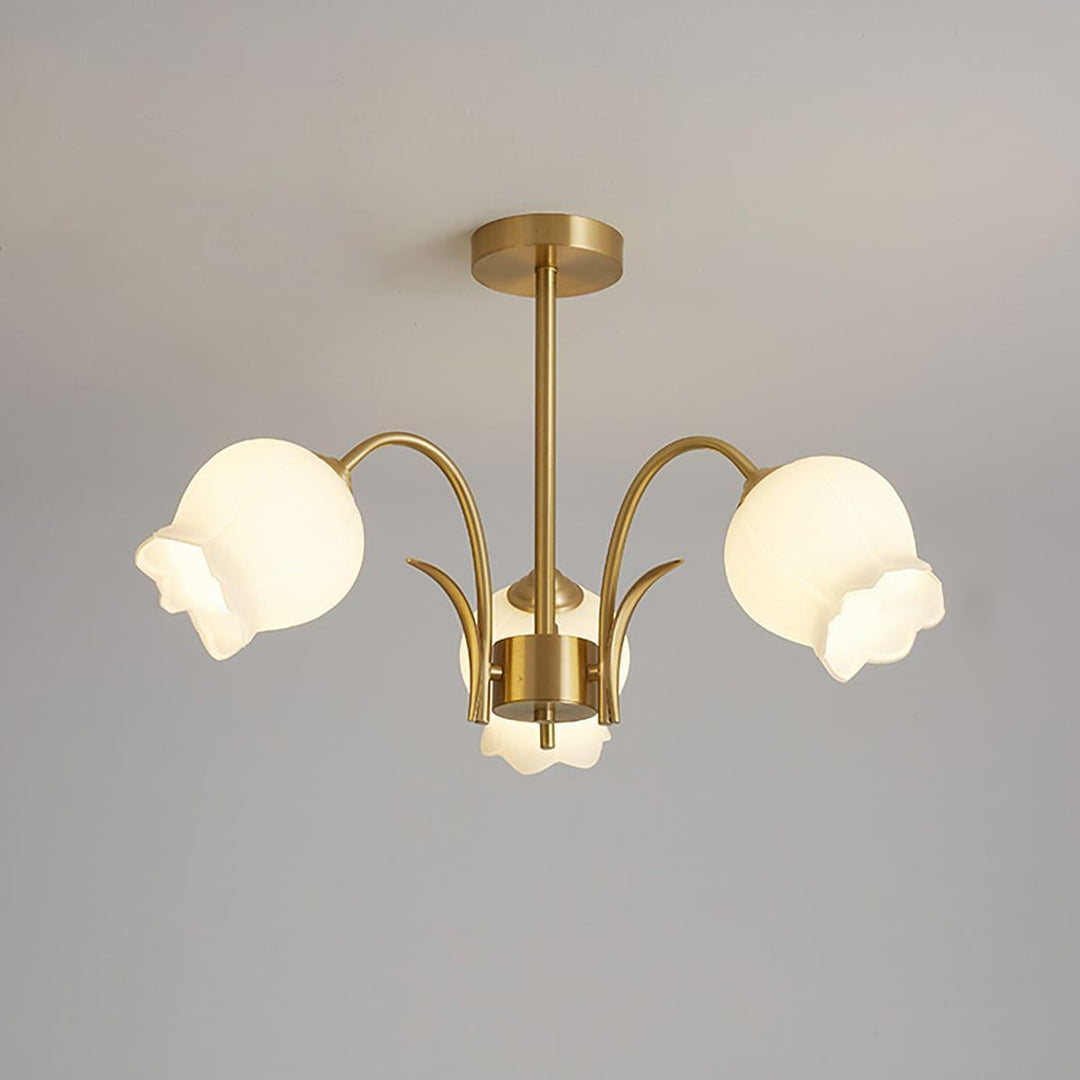 Cacier Chandelier - Brass & Glass Bubble Modern Design | Vinlighting | Vinlighting