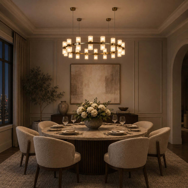 Caldora Chandelier - Modern Luxury Acrylic Dining Room Light | Vinlighting
