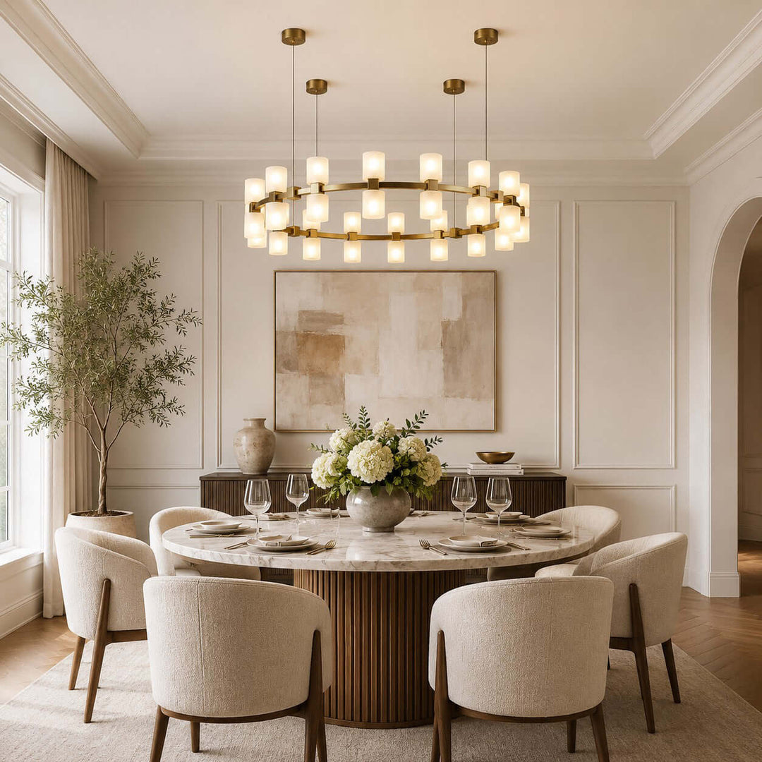 Caldora Chandelier - Modern Luxury Acrylic Dining Room Light | Vinlighting
