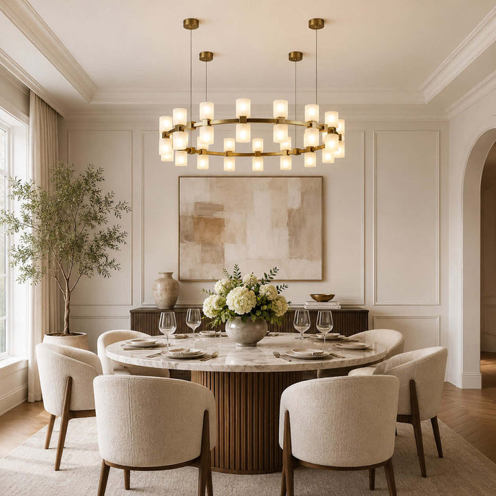 Caldora Chandelier - Modern Luxury Acrylic Dining Room Light | Vinlighting