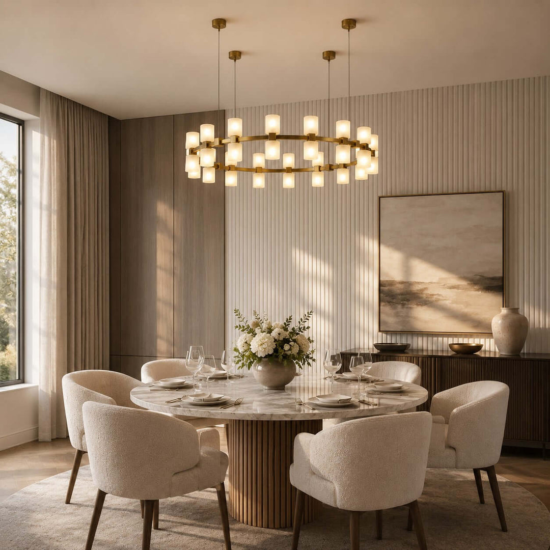 Caldora Chandelier - Modern Luxury Acrylic Dining Room Light | Vinlighting