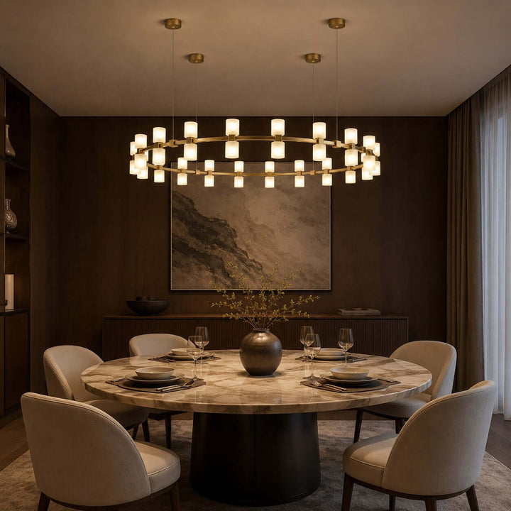 Caldora Chandelier - Modern Luxury Acrylic Dining Room Light | Vinlighting