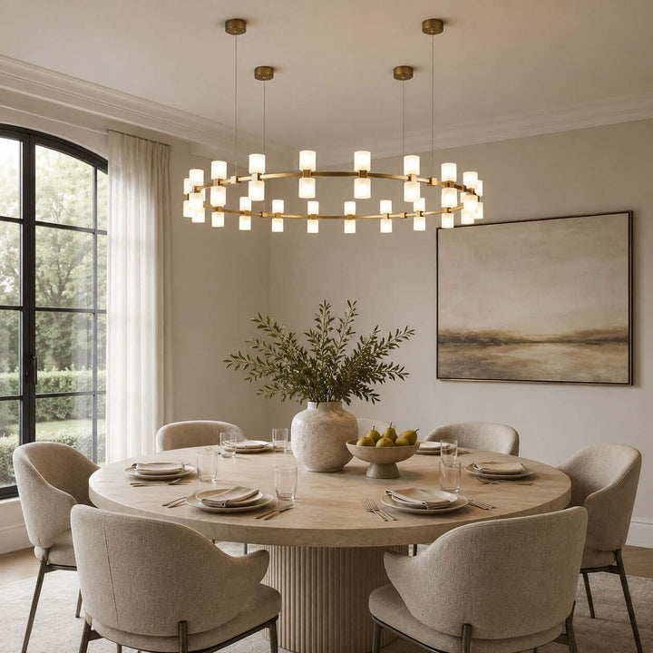 Caldora Chandelier - Modern Luxury Acrylic Dining Room Light | Vinlighting