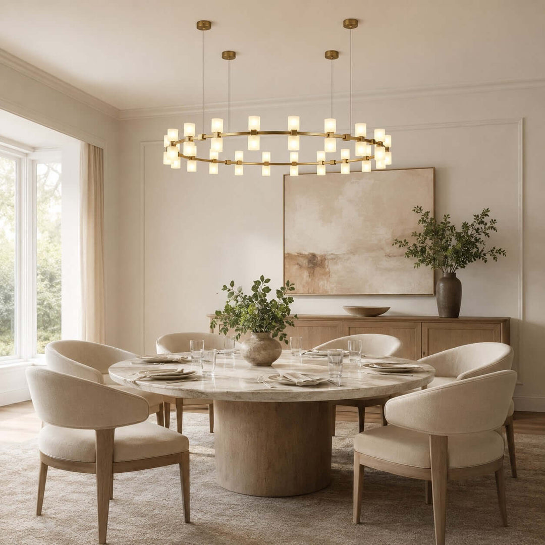 Caldora Chandelier - Modern Luxury Acrylic Dining Room Light | Vinlighting