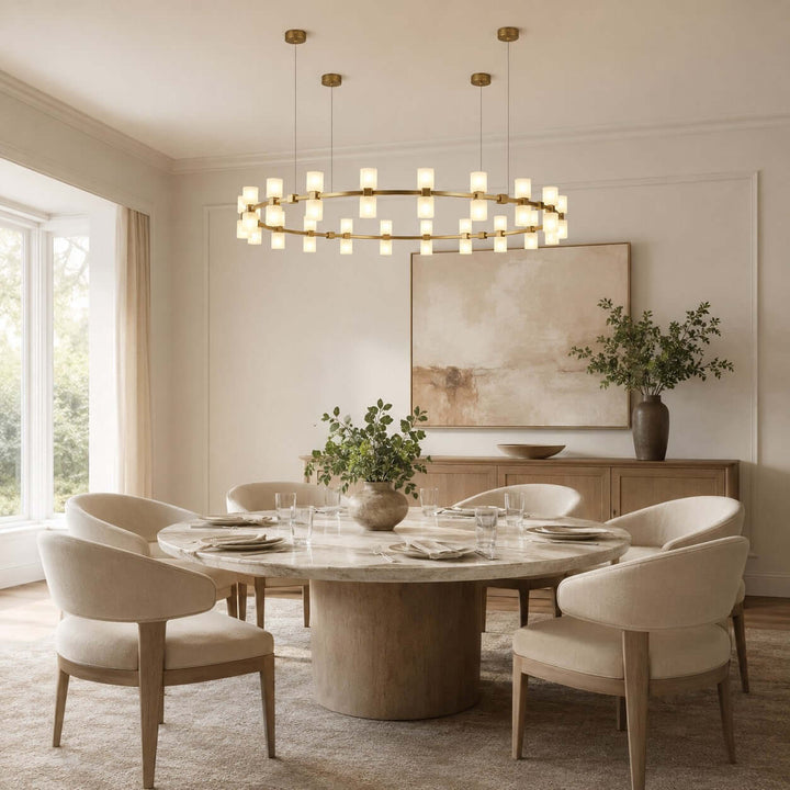 Caldora Chandelier - Modern Luxury Acrylic Dining Room Light | Vinlighting