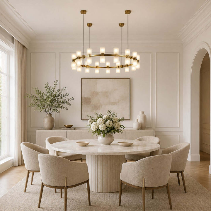 Caldora Chandelier - Modern Luxury Acrylic Dining Room Light | Vinlighting